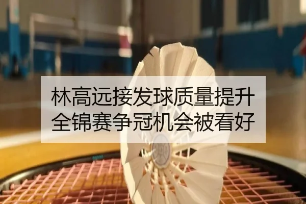 林高远接发球质量提升 全锦赛争冠机会被看好