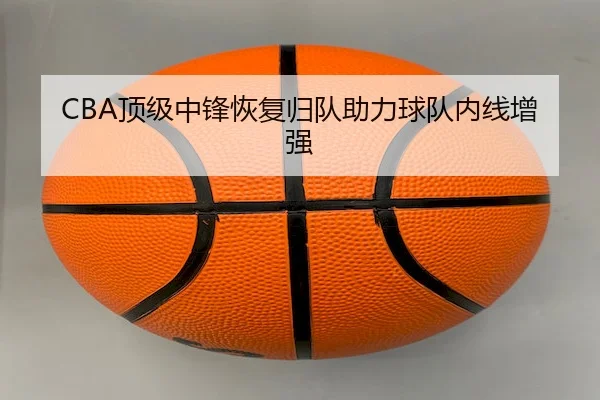 CBA顶级中锋恢复归队助力球队内线增强